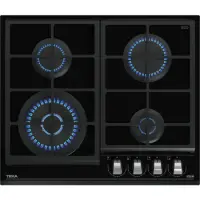 TEKA Built-in Gas Hob Autonomic 4 Zones & 9Adjustment Levels 60cm GZC 64320 XBA
 XBA Black