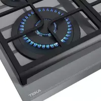 Built-in Glass TEKA Gas Hob 4 Zones with 9 Adjustment Levels 60cm GZC 64320 XBA Urban White