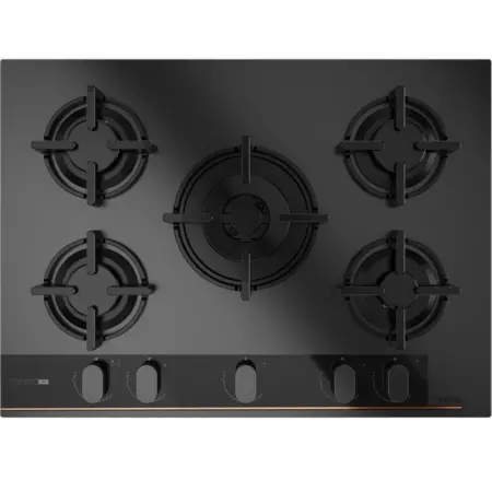 Built-in Glass TEKA Gas Hob 4 Zones Giugiaro Italdesign 70cm GBC 75-G1 GB INFINITY G1 Black