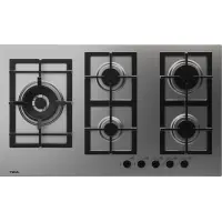 Built-in Stainless Steel TEKA Gas Hob Autonomous 5 Zones 86cm EFX 90.1 5G AI AL DR Silver