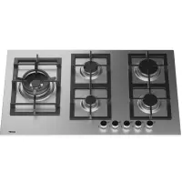 Built-in Stainless Steel TEKA Gas Hob Autonomous 5 Zones 86cm EFX 90.1 5G AI AL DR Silver