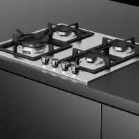 Built-in Stainless Steel TEKA Gas Hob Autonomous 4 Zones 60cm EFX 60.1 4G AI AL DR CI Silver