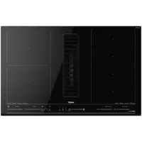 Built-in Induction Hob TEKA Autonomous 4 Zones Built-in Hood 80cm AFF 87601 MST BK Black