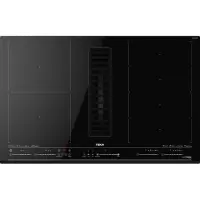 Built-in Induction Hob TEKA Autonomous 4 Zones Built-in Hood 80cm AFF 87601 MST BK Black