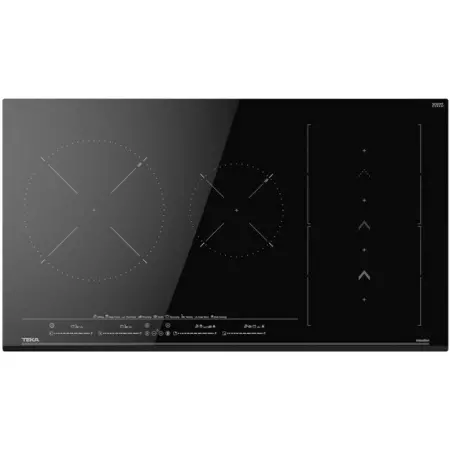 Built-in Induction Hob TEKA 4 Zones Multislider Control and Safety System 90cm IZS 96700 MST Black