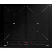 Built-in Induction Hob TEKA 4 Zones & 2 Flex Multislider Control 60cm IZF 64600 BK MSP Black