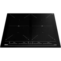 Built-in Induction Hob TEKA 4 Zones & 2 Flex Multislider Control 60cm IZF 64600 BK MSP Black