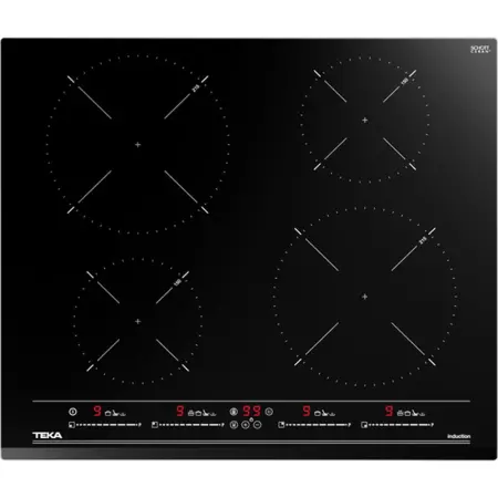 Built-in Induction Hob TEKA 4 Zones Multislider 60cm IZC 64320 BK
 MSP Black