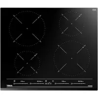 Built-in Induction Hob TEKA 4 Zones Multislider 60cm IZC 64320 BK
 MSP Black