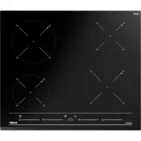 Built-in Induction Hob TEKA 4 Zones Multislider 60cm IZC 64010 BK MSS Black