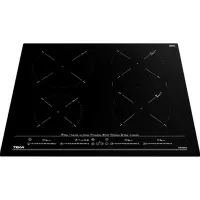 Built-in Induction Hob TEKA 4 Zones Multislider 60cm IZC 64630 BK MST Urban Black