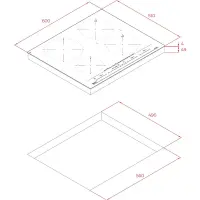 Built-in Induction Hob TEKA 4 Zones Multislider 60cm IZC 64630 ST MST Urban Stone Grey