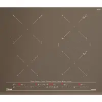 Built-in Induction Hob TEKA 4 Zones Multislider 60cm IZC 64630 LB MST Urban Brick Brown