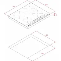 Built-in Induction Hob TEKA 4 Zones Multislider 60cm IZC 64630 WH 
MST Urban White