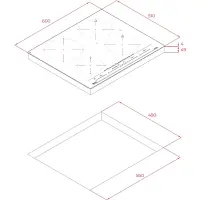 Built-in Induction Hob TEKA 4 Zones Multislider 60cm IZC 64630 SM MST Urban Steam Grey