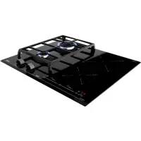 Built-in Gas Hob & Induction TEKA 2+2 Zones Multislider Control 60cm JZC 64322 AB Black