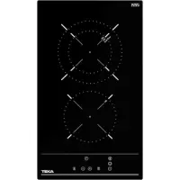 Built-in Domino TEKA Ceramic Hob 2 Zones High Light Touch Sensors 30cm TBC 32010 BK TTC Black