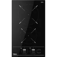 Built-in Domino TEKA Ceramic Hob 2 Zones with Ergonomic Switches 30cm TBC 32000 XFL BK Black