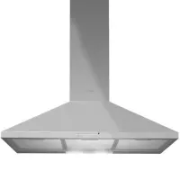 TEKA Wall Chimney Extractor 4 Speeds & Dual Suction Turbine 613m3/h 90cm DBP 90 PRO Silver