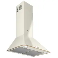 TEKA Wall Chimney Extractor 4 Speeds with Traditional Design 600m3/h 60cm DOS 60.2 Vanilla Brass