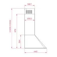 TEKA Wall Chimney Extractor 4 Speeds with Traditional Design 600m3/h 60cm DOS 60.2  AT Anthracite