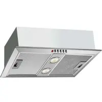 Built-in Hood TEKA 3 Speeds Dual Suction Turbine 329m3/h 55cm GFH 55 INOX Silver