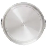 TEKA Round Non-Stick Grill Suitable for TEKA Induction, Ceramic & Gas Hobs 34x6.3cm Silver