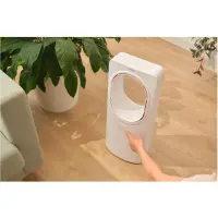 Floor Fan Without Blades 3 Functions with LED Remote Control 24" Sencor SFT 2404WH White