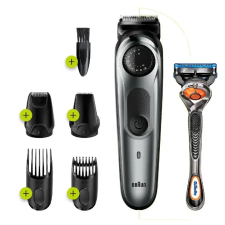 Set Rechargeable Trimmer Braun ΒΤ7220 + Gillette ProGlide