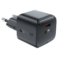 Travel Charger Acefast A77 Fast Charging USB-C Mini PD30W GaN Μαύρο