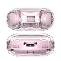 Wireless Hands Free TWS Acefast T9 Color Lotus Pink v5.3  with Led Display Noise Reduction IPX4 Inlude Case and Llanyard