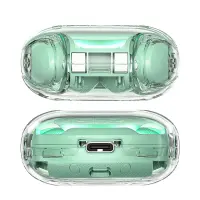 Wireless Hands Free TWS Acefast T9 Color Mint Green v5.3  with Led Display Noise Reduction IPX4 Inlude Case and Llanyard