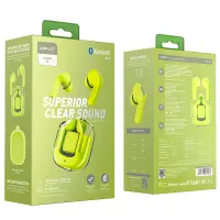 Wireless Hands Free TWS Acefast T6 Color Youth Green v5.0  with Led Display Noise Reduction IPX4 Inlude Case