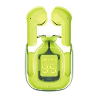 Wireless Hands Free TWS Acefast T6 Color Youth Green v5.0  with Led Display Noise Reduction IPX4 Inlude Case