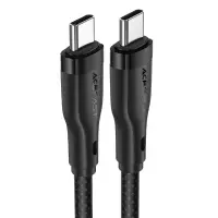 Data Cable Acefast C8-03 USB-C to USB-C 60W 1.2m Black Braided