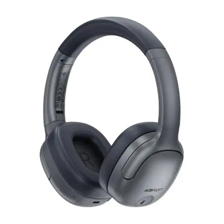 Wireless Acefast H2 Active Noise Cancelling V5.3  AUX Por -40dB ANC HiFi Large Dynami Coil 80hr Play Time  Black