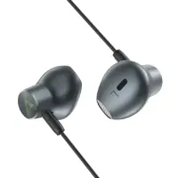 Hands Free Acefast L1 Earphones Stereo Lightning Apple Certified MFI Black1.2m