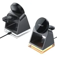 Acefast E17 3-in-1 20.5W Wireless Charging Desktop Stand for Charging 3 Devices Black