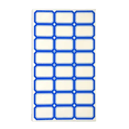 Self-adhesive labels 24 pcs. 4x2.5 cm. Set of 100 sheets