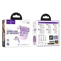 Wireless Hands Free Hoco EQ11 Pacifico TWS V5.3 400mAh Working Time 7hr Purple