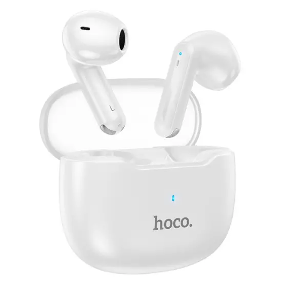 Wireless Hands Free Hoco EW29 Depth V5.3 400mAh with 7h Talk Time Dual Mic ENC Noise Reduction and Master/Slave Switch White