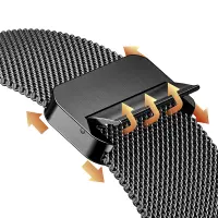 Watchband Hoco WA26 38/40/41mm Stainless Steel + Strong Magnetic για Apple Watch series 1/2/3/4/5/6/7/8/9/SE/SE2 Black