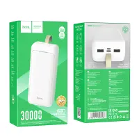 Power Bank Hoco J111B 30000mAh 96Wh with 2x USB-A 5V/2A White