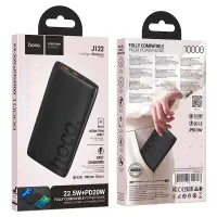 Power Bank Hoco J122 10000mAh PD3.0, PD20W, QC3.0, QC2.0 with 2xUSB-A and USB-C Black