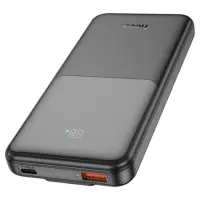 Power Bank Hoco J119 10000mAh PD3.0, PD20W, QC3.0, QC2.0 with Built-in USB-C Cables and Lighting Black