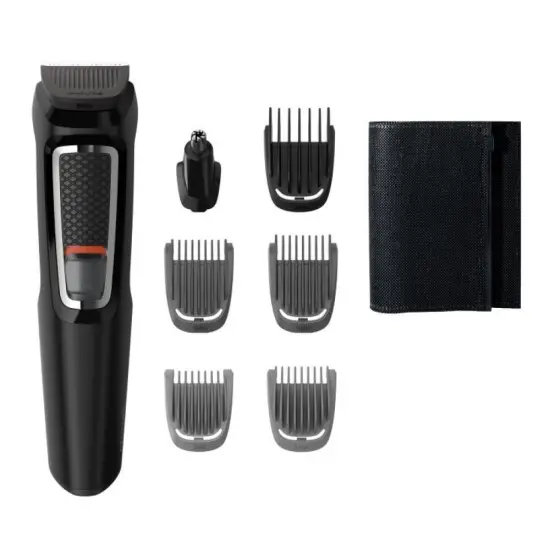  Rechargeable  Clipper suitable for hair and face- Philips Multigroom Series 3000 7 in 1,  (MG3720/15)