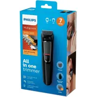  Rechargeable  Clipper suitable for hair and face- Philips Multigroom Series 3000 7 in 1,  (MG3720/15)