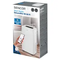 Dehumidifier Sencor SDH 1028WH Wi-Fi 1,5lt 235 W Coverage 25-35sqm