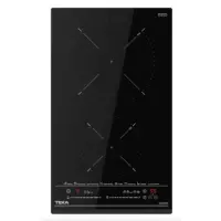 Domino Built-in Induction Hob TEKA 2 Zones Multislider 30cm IZC 32600 MST Black