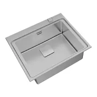 Inox TEKA Inset Sink 1 Trough 60x52cm ZENIT RS15 1B Auto Pro Maestro